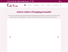 Tablet Screenshot of cutecase.fr